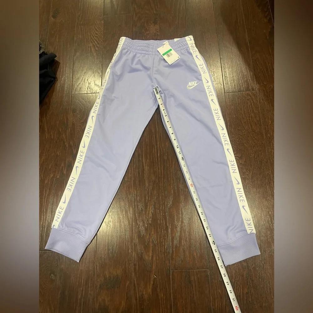 NIKE DRI-FIT SWEAT PANTS purple track pants Girls Size X-Large NEW